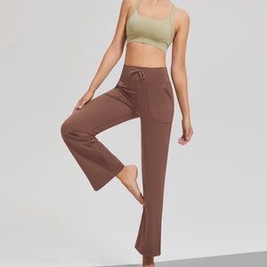 Women's Wide Leg Yoga Pants with Pockets